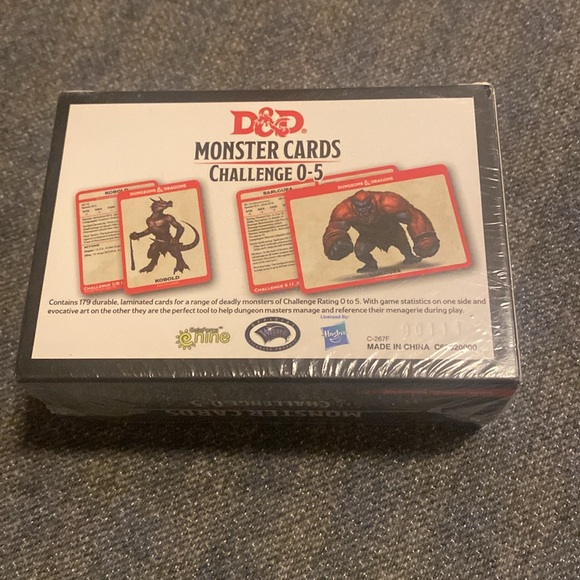 Classic Dungeons and Dragons Monster Card Box Set. Challenge 0-5. New. Sealed. - Picture 6 of 10